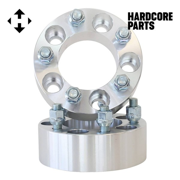 2 QTY Wheel Spacers Adapters 2" fits all 5x4.5 (5x114.3) vehicle to 5x4.5 wheel bolt patterns with 1/2-20 threads