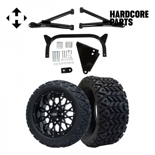 6" A-Arm Lift Kit with 15" Wheel and Tire Combo fits Yamaha G8-G14/G16/G19/G20 Golf Cart