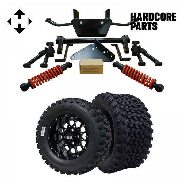6" A-Arm Lift Kit with 12" Wheel and Tire Combo fits Yamaha Drive (G29)