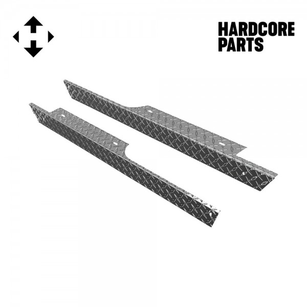 Aluminum Diamond Plate Rocker Panel for EZGO TXT Golf Cart (1996-2013) (Set of 2)