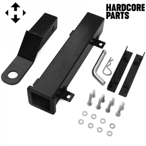 Universal Golf Cart Rear Trailer Hitch - Compatible with EZGO Club Car Yamaha & More