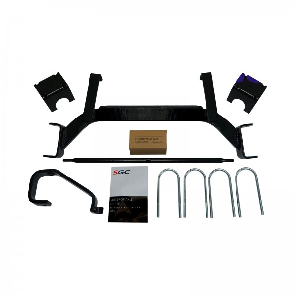 6" Drop Axle Lift Kit for EZGO TXT/PDS (2008.5+) Gas Golf Cart
