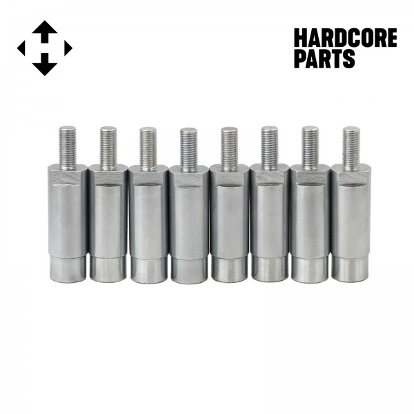 8 QTY Stud Wheel Spacers 5" (2.5" per side) for ATV UTV Golf Cart with M10x1.25 threads - Fits Arctic Cat Bombardier Can-Am Honda Kawasaki Polaris Suzuki Yamaha