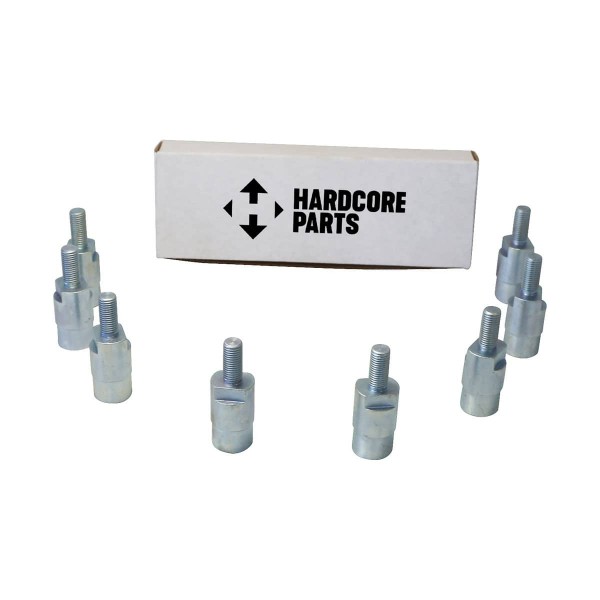 Set of 8 Stud Wheel Spacers 1.5" Universally fits ATV UTV & Golf Carts with 10x1.25 threads - Compatible with Honda 300EX 400EX 450R TRX 90 TRX 250 TRX 300