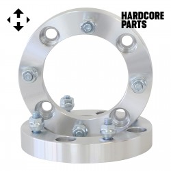 2 QTY 1" 4x110 to 4x137 ATV Wheel Spacer Adapters Center Bore: 74mm Stud: 10x1.25