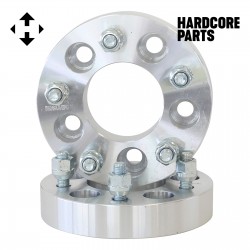 2 QTY Wheel Spacers Adapters 1.25" 5x4.25 (5x108) to 5x4.5 (5x114.3) with 12x1.5 studs - Compatible with Ford Taurus Thunderbird Jaguar Lincoln Continental