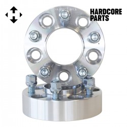 2 QTY Wheel Spacers Adapters 1.5" fits all 5x4.5 (5x114.3) Hubcentric vehicle to 5x4.5 wheel bolt patterns with 1/2-20 threads - Compatible with Jeep Wrangler TJ Cherokee Liberty