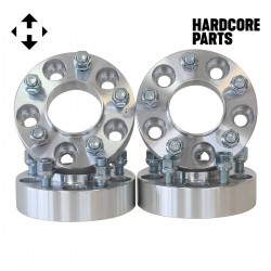 4 QTY Wheel Spacers Adapters 1.5" fits all 5x4.5 (5x114.3) Hubcentric vehicle to 5x4.5 wheel bolt patterns with 1/2-20 threads - Compatible with Jeep Wrangler TJ Cherokee Liberty