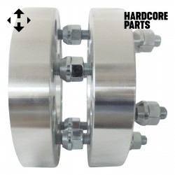 2 QTY Wheel Spacers Adapters 1.25" fits all 5x4.75 vehicle to 5x4.5 wheel patterns with 12x1.5 threads