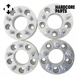 4 QTY Wheel Spacers Adapters 1.25" fits all 5x4.75 vehicle to 5x4.5 wheel patterns with 12x1.5 threads