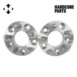 2 QTY Wheel Spacers Adapters 1.25" fits all 5x5 vehicle to 5x4.75 wheel patterns with 12x1.5 threads