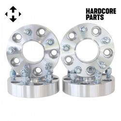 4 QTY Wheel Spacers Adapters 1.5" fits all 5x5 (5x127) Hubcentric vehicle to 5x5 wheel patterns with 1/2-20 threads - Compatible With Jeep Wrangler JK Rubicon