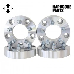 4 QTY Wheel Spacers Adapters 1.5" fits all 5x5.5 (5x139.7) vehicle to 5x4.5 (5x114.3) wheel patterns with 1/2-20 threads