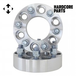 2 QTY Wheel Spacers Adapters 1.5" fits all 6x4.5 (6x114.3) vehicle to 6x4.5 wheel patterns with 1/2-20 threads - Compatible with Durango Dakota