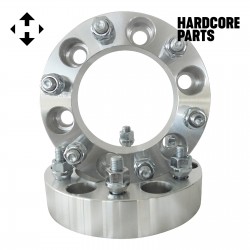 2 QTY Wheel Spacers Adapters 1.5" 6x5.5 (6x139.7) bolt patterns with 12x1.5 threads - Compatible with Toyota Isuzu Chevroloet GMC Dodge Ford Honda Hummer Hyundai Isuzu Lexus Mazda Mitsubishi