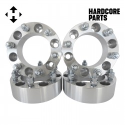 4 QTY Wheel Spacers Adapters 2" 6x5.5 (6x139.7) bolt patterns with 12x1.5 threads - Compatible with Toyota Isuzu Chevroloet GMC Dodge Ford Honda Hummer Hyundai Isuzu Lexus Mazda Mitsubishi