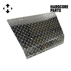 Aluminum Diamond Plate Bumper/Shock Cover for EZGO TXT Golf Cart