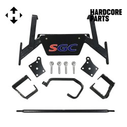 6" Drop Axle Lift Kit for EZGO TXT/PDS (2001.5-2013) Electric Golf Cart (Camber Adjustable)