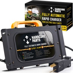 Hardcore Parts 36V Fully Automatic Rapid Golf Cart Charger - Club Car (Two Prong)
