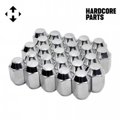 20 QTY Jeep Wrangler, Cherokee, Grand Cherokee, Commander, Liberty, Comanche, Chief Lug Nuts 1/2-20