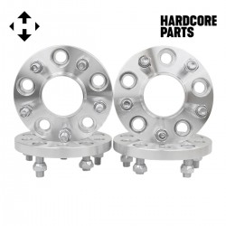 4 QTY Wheel Spacers Adapters 15mm (15 millimeter) for 5x4.5 (5x114.3) vehicle to 5x4.5 wheel bolt patterns with 12x1.25 threads - Compatible with Infiniti G35 G37 Nissan 240sx 350z 370z 300zx