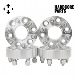 4 QTY Wheel Spacers Adapters 1.5" fits all 6x4.5 (6x114.3) Hubcentric vehicle to 6x4.5 wheel patterns with 12x1.25 threads - Compatible with Nissan Frontier Pathfinder Xterra