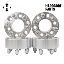 4 QTY Wheel Spacers Adapters 2" fits all 6x4.5 (6x114.3) vehicle to 6x4.5 wheel patterns with 1/2-20 threads - Compatible with Durango Dakota