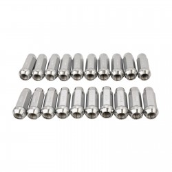 24 QTY Dodge Ram 2500 and 3500 Extra Long Chrome 9/16-18 Lug Nuts