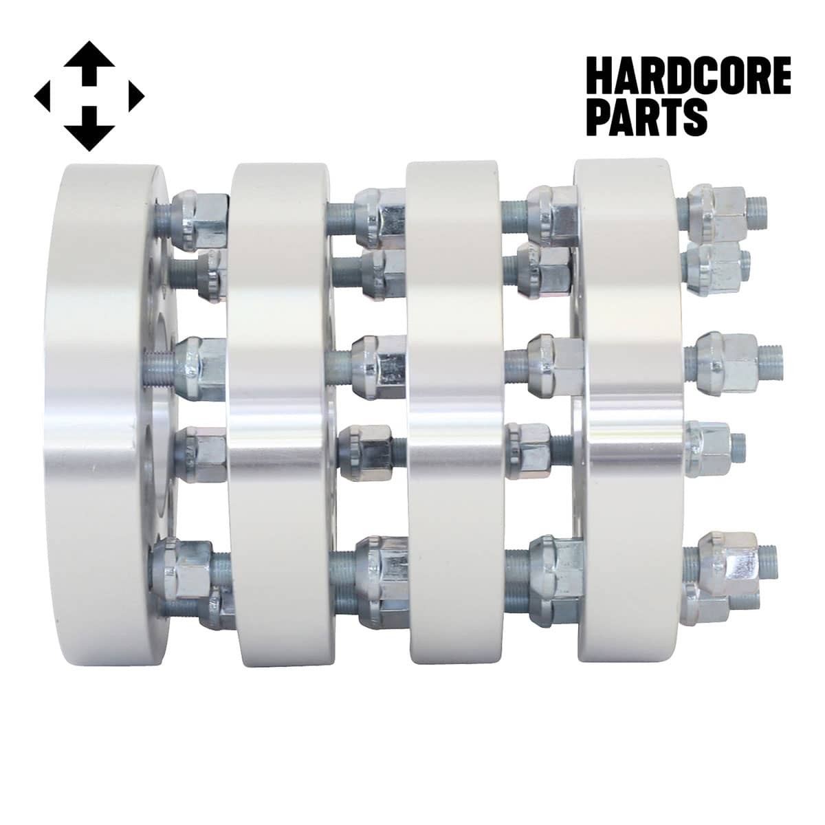 2.5" (1.25" per side) 6x4.56x5.5 Wheel Spacers Adapters 4 QTY