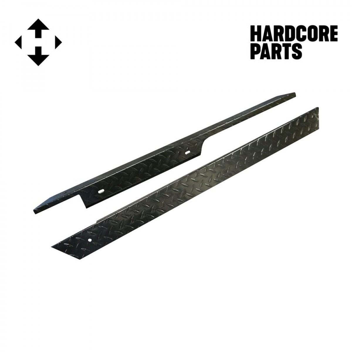 Black Aluminum Diamond Plate Rocker Panel for EZGO TXT Golf Cart (1996 ...