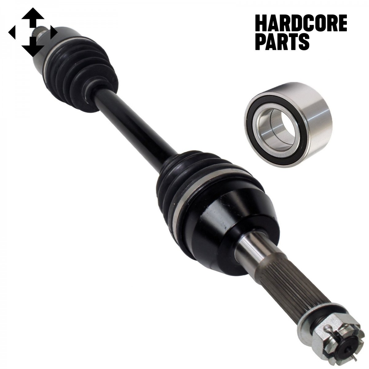 Rear CV Axle & Wheel Bearing Fits Polaris Sportsman 400 500 600 700