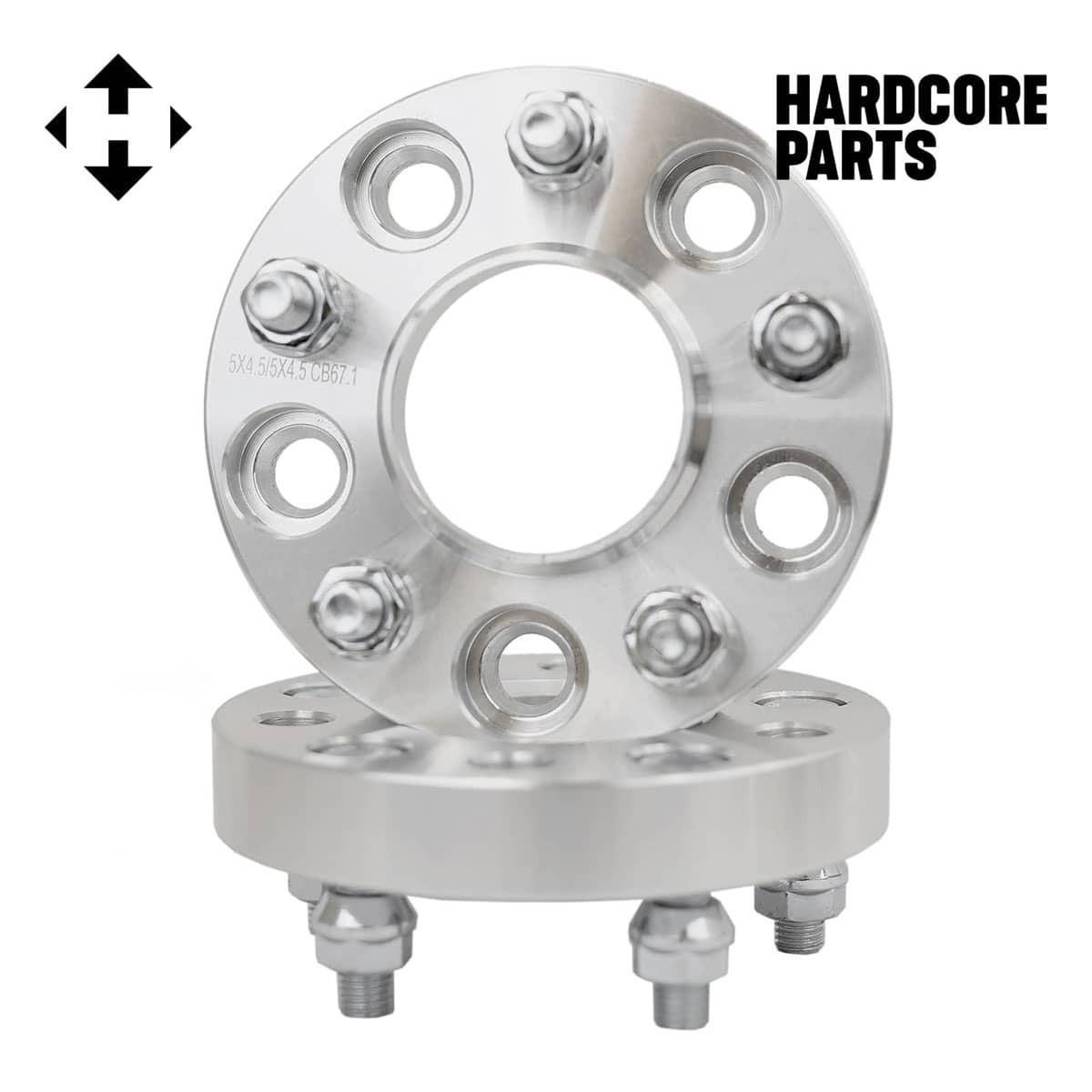 25mm 5x114.3 Wheel Spacers Adapters 2 QTY