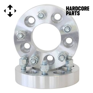 2 QTY Wheel Spacers Adapters 1.25" fits all 5x45 vehicle to 5x4.75 wheel patterns with 12x1.5 threads