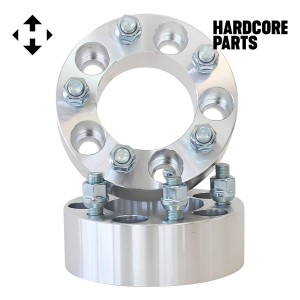 2 QTY Wheel Spacers Adapters 2" fits all 5x4.5 (5x114.3) vehicle to 5x4.5 wheel bolt patterns with 1/2-20 threads