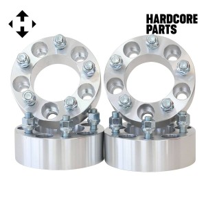4 QTY Wheel Spacers Adapters 2" fits all 5x4.5 (5x114.3) vehicle to 5x4.5 wheel bolt patterns with 1/2-20 threads