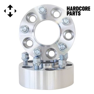 2 QTY Wheel Spacers Adapters 2" fits all 5x4.5 (5x114.3) Hubcentric vehicle to 5x4.5 wheel bolt patterns with 1/2-20 threads - Compatible with Jeep Wrangler TJ Cherokee Liberty