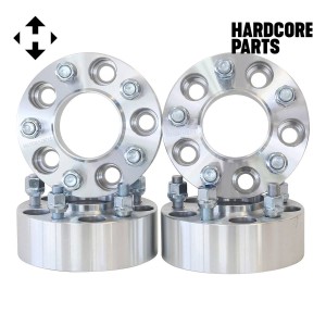 4 QTY Wheel Spacers Adapters 2" fits all 5x4.5 (5x114.3) Hubcentric vehicle to 5x4.5 wheel bolt patterns with 1/2-20 threads - Compatible with Jeep Wrangler TJ Cherokee Liberty