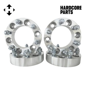 4 QTY 1.5" 6x5.5 Wheel Spacers Adapters (6x139.7) Studs 14x1.5 + 24pc Lug Nuts