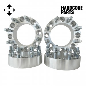 4 QTY Wheel Spacers Adapters 2" fits all 8x170 vehicle to 8x170 wheel patterns with 14x1.5 threads