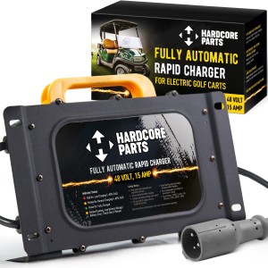 Hardcore Parts 48V Fully Automatic Rapid Golf Cart Charger - Club Car (3 prong)