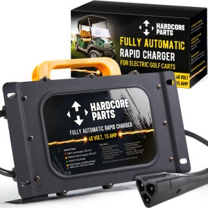 Hardcore Parts 48V Fully Automatic Rapid Golf Cart Charger - EZGO RXV