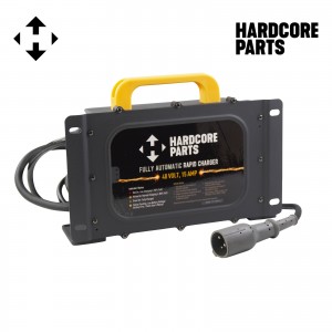 Hardcore Parts 48V Fully Automatic Rapid Golf Cart Charger - Club Car (3 prong)