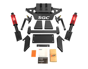 6" Heavy Duty A-Arm Golf Cart Lift Kit with Built-In Coil-Over Shocks for Yamaha Drive 2 Electric Models