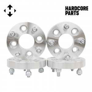 4 QTY Wheel Spacers Adapters 1" fits all 4x100 to 4x114.3 bolt patterns with 12x1.5 threads - Compatible with Acura Audi BMW Chevrolet Chrysler Dodge Honda Kia Toyota Volkswagen