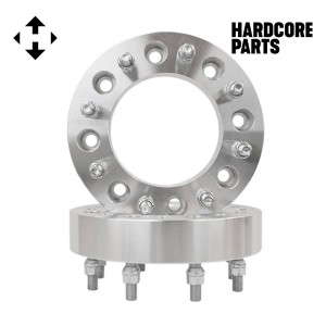 2 QTY Wheel Spacers Adapters 2" fits all 8x200 vehicle to 8x200 wheel patterns with 14x1.5 threads - Compatible with Ford Super Duty F-350 Dually Only 2005-2014 Heavy Duty