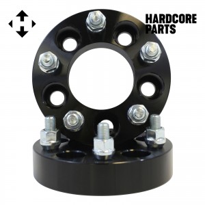 2 QTY 5x150 1.25" Black Wheel Spacers Compatible with Toyota Tundra Sequoia Land Cruiser Lexus LX570 (5 x 150mm)