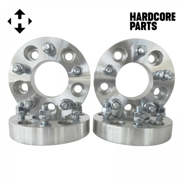 4QTY 1 Inch 5x4.5 to 5x100 Wheel Spacers Adapters 5x114.3 to 5x100 