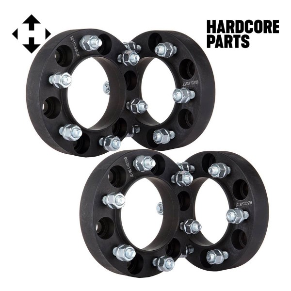 Set of 2 Wheel Spacers 2" Width  Adapters w/ Hardware 6x5.5 Fits Chevy Colorado